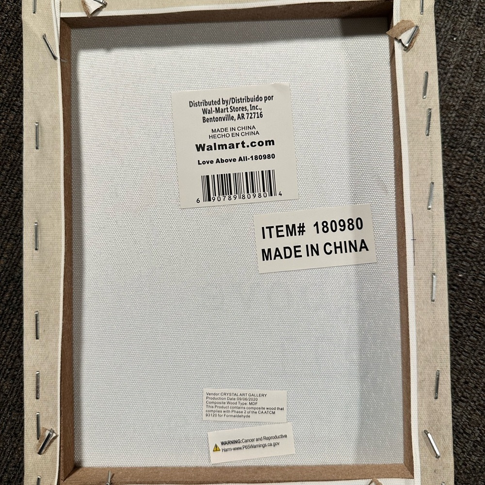 2 LOVE Canvas Art - Picture 5 of 5